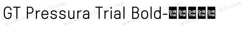 GT Pressura Trial Bold字体转换